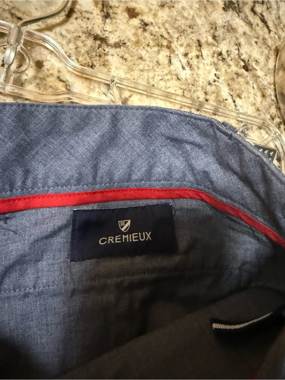 Daniel Cremieux Navy Blue Mens Flat Front Shorts